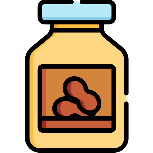 땅콩 버터 Special Lineal color icon