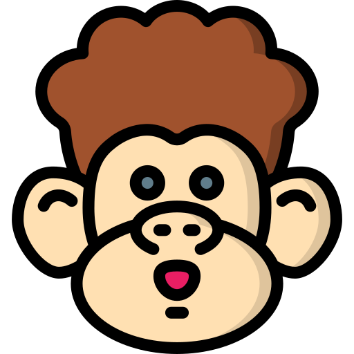 원숭이 Basic Miscellany Lineal Color icon