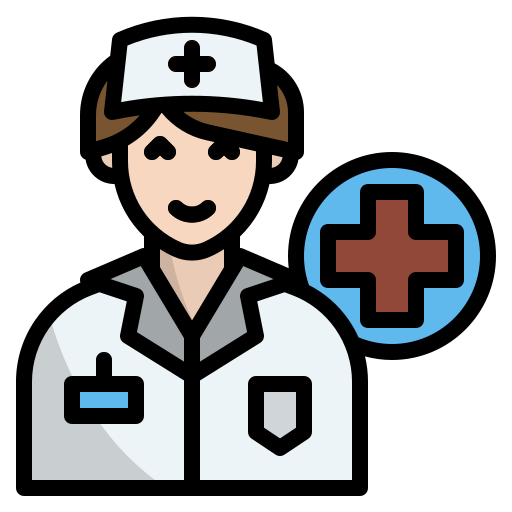 Медсестра Generic color outline иконка