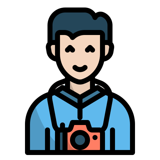 Photographer Generic color outline icon