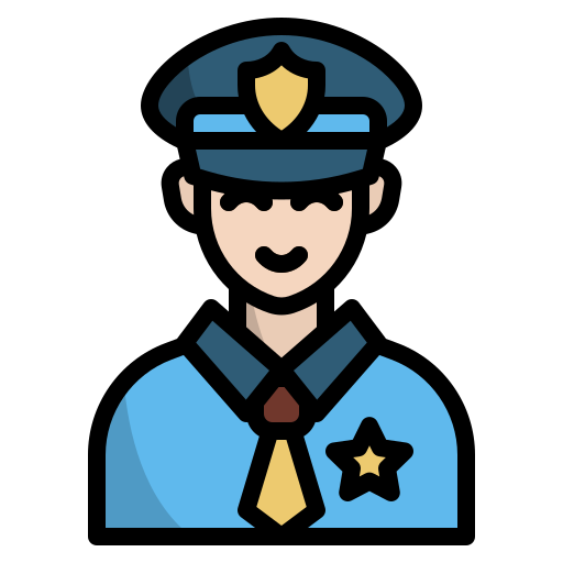 policía Generic color outline icono