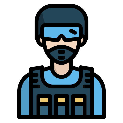 swat Generic color outline icoon
