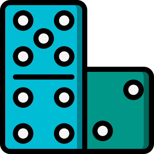 Dominoes Basic Miscellany Lineal Color icon