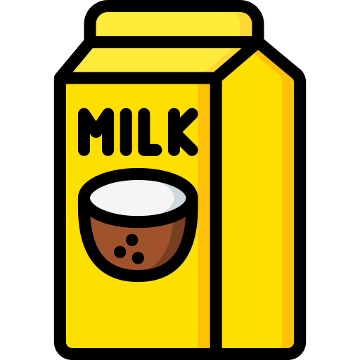 mleko kokosowe Basic Miscellany Lineal Color ikona