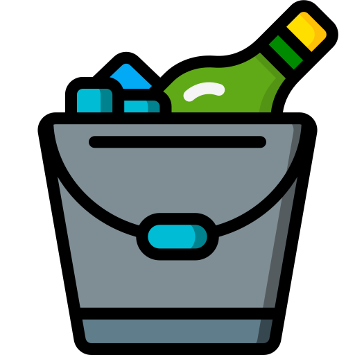 Bucket Basic Miscellany Lineal Color icon