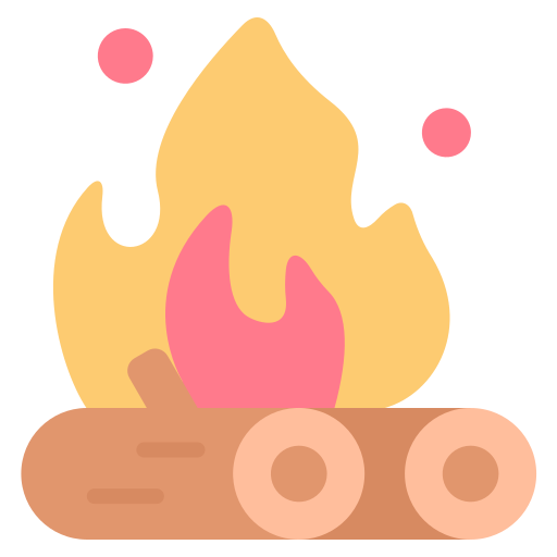 Bonfire Good Ware Flat icon