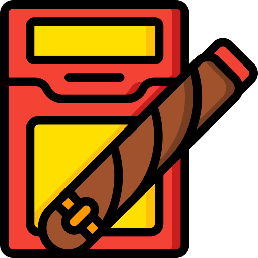 Cigar Basic Miscellany Lineal Color icon