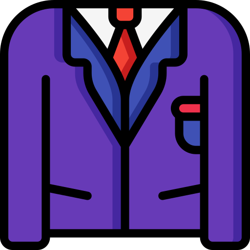 スーツ Basic Miscellany Lineal Color icon