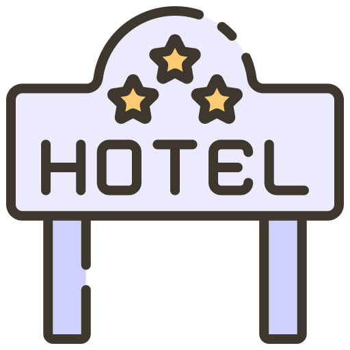 ホテルの看板 Good Ware Lineal Color icon