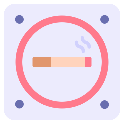 Área de fumadores Good Ware Flat icono