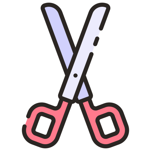 Scissors Good Ware Lineal Color icon