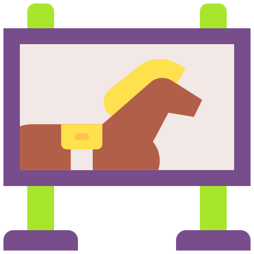Signboard Good Ware Flat icon