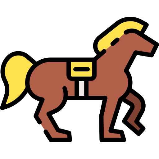 Лошадь Good Ware Lineal Color иконка