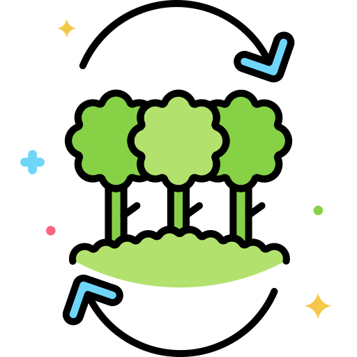 Forest Flaticons Lineal Color icon