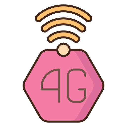 4g Flaticons Lineal Color icon