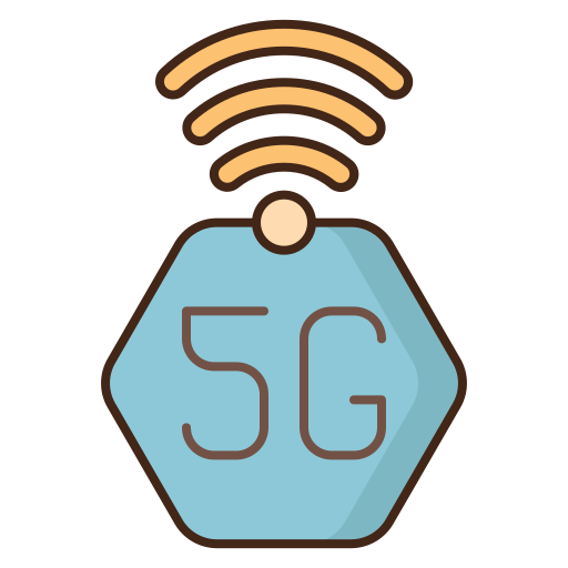 5g Flaticons Lineal Color icono