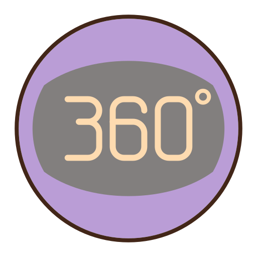 360 grad Flaticons Lineal Color icon