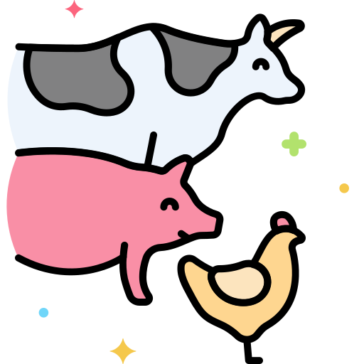 Livestock Flaticons Lineal Color icon
