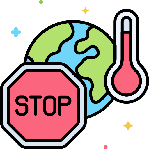 Global warming Flaticons Lineal Color icon