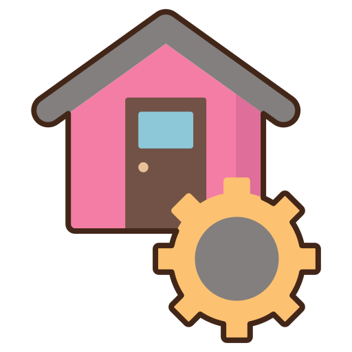 automatización del hogar Flaticons Lineal Color icono