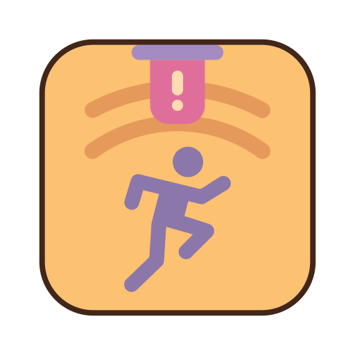 Motion sensor Flaticons Lineal Color icon