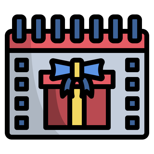 regalo Generic color outline icono