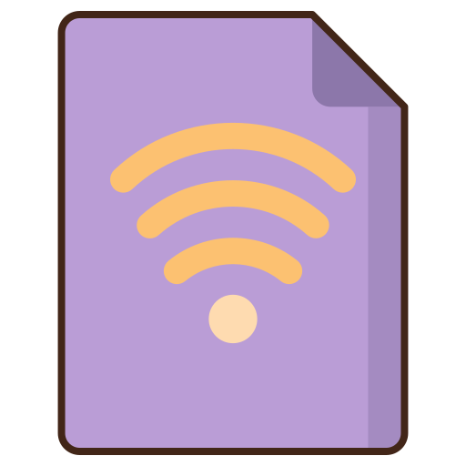 Wifi Flaticons Lineal Color icon