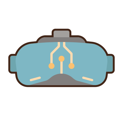 Vr glasses Flaticons Lineal Color icon