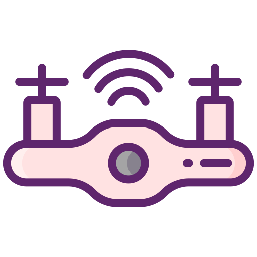 Quadrocopter Flaticons Lineal Color icon