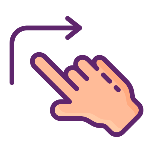 Hand gesture Flaticons Lineal Color icon