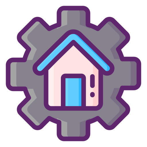 Home automation Flaticons Lineal Color icon