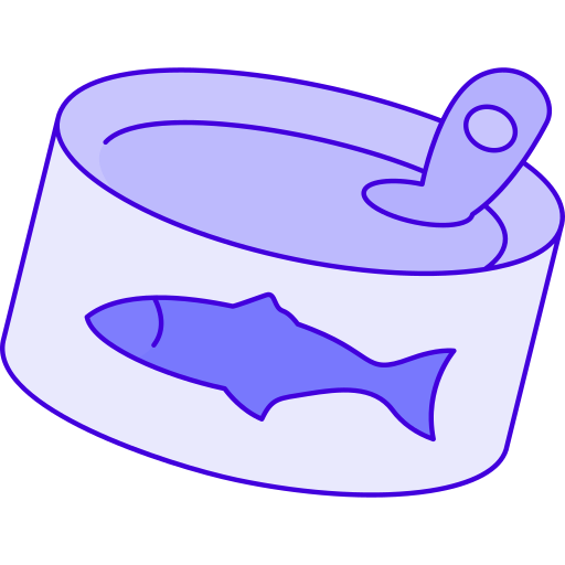 缶詰食品 Generic color outline icon