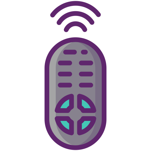 Remote control Flaticons Lineal Color icon