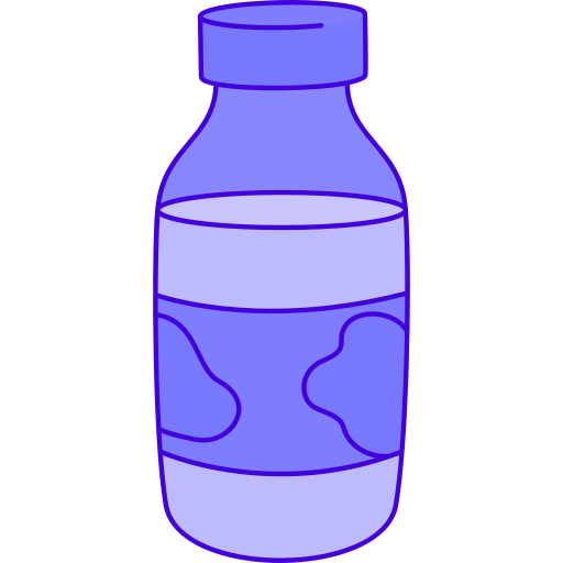 bottiglia di latte Generic color outline icona