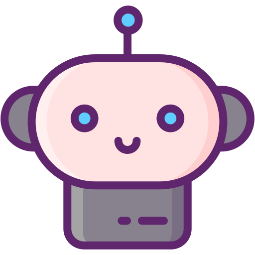 Robot Flaticons Lineal Color icon