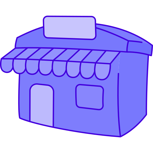 supermarkt Generic color outline icoon