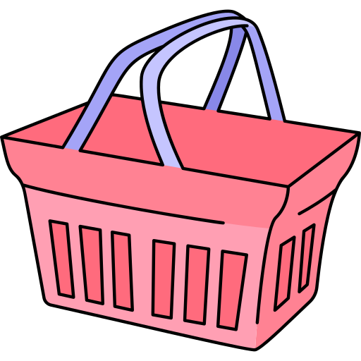 cesta de compras Generic color outline Ícone