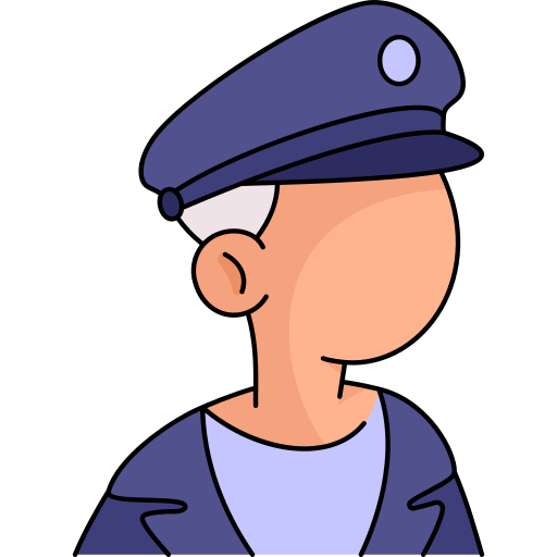 Security guard Generic color outline icon