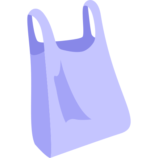 Plastic bag Generic color fill icon