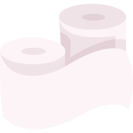 toiletpapier Generic color fill icoon