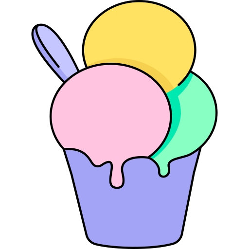 sorvete Generic color outline Ícone
