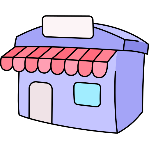 supermarket Generic color outline ikona