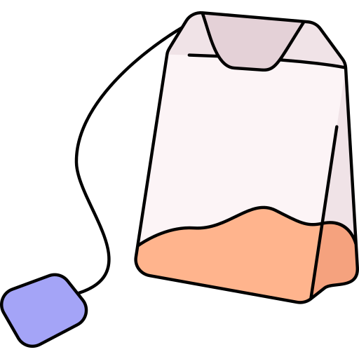 Чайный пакетик Generic color outline иконка