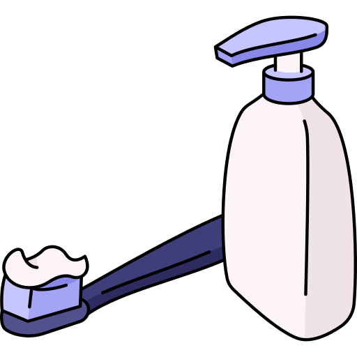 produkty toaletowe Generic color outline ikona
