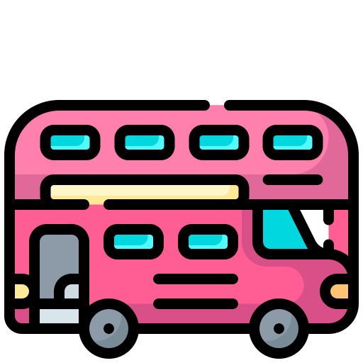 autobus Generic color outline icona