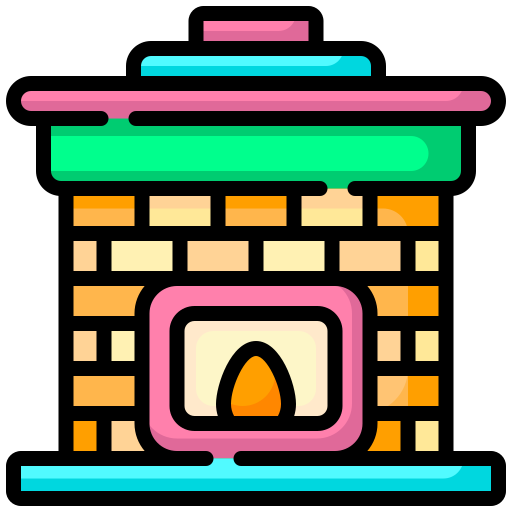 chimenea Generic color outline icono