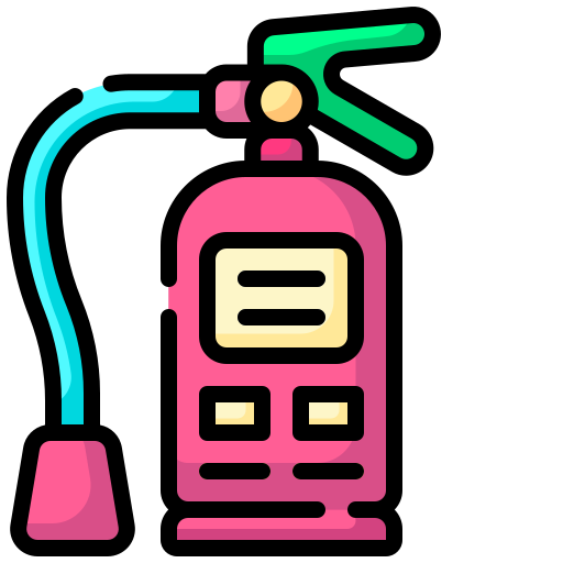 brandblusser Generic color outline icoon