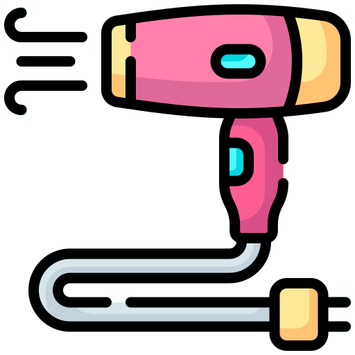 Hair dryer Generic color outline icon