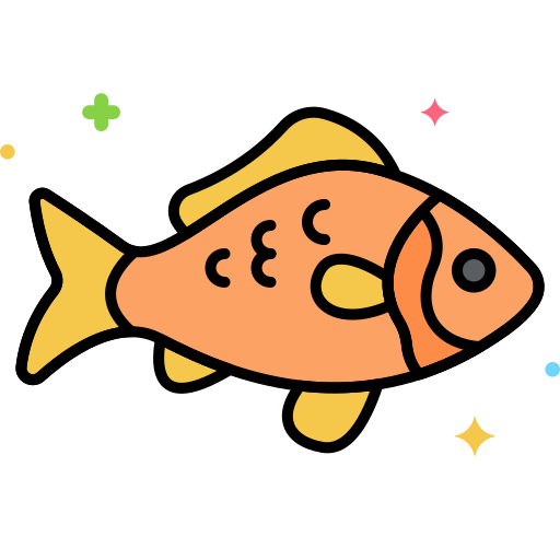 ryba Flaticons Lineal Color ikona