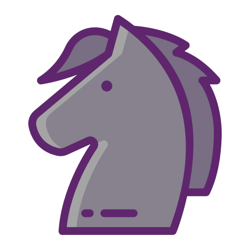 Horse Flaticons Lineal Color icon